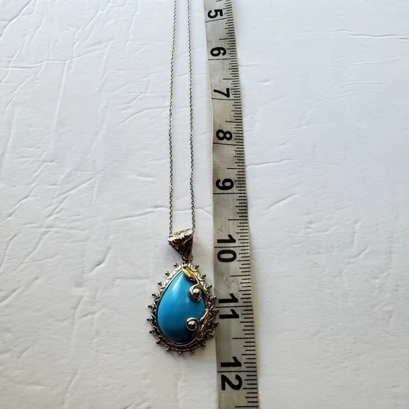 New Women's Stamped 316L S. Steel Necklace & Ring Size 7 NWT - Picture 5 of 12